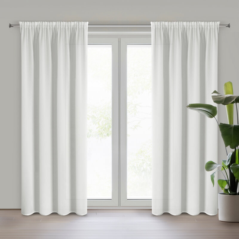 Záclona ROSSI na páske biela 135x270cm 135x270