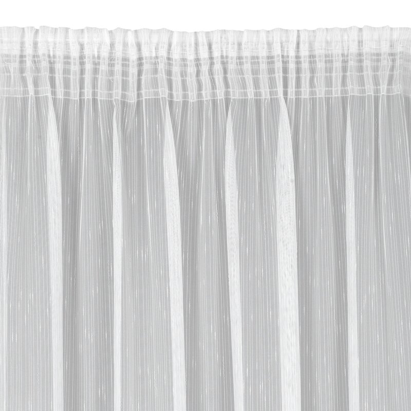Záclona PILAR na páske biela 140x270cm 140x270