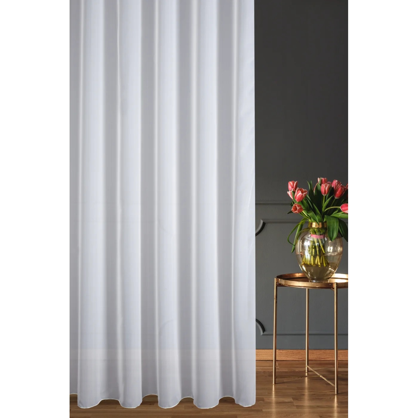 Záclona metráž /ŻORŻ biela, 340cm 340