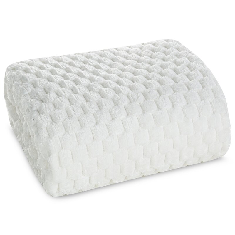 Deka z mikroflanelu CINDY6 170x210cm biela 170x210