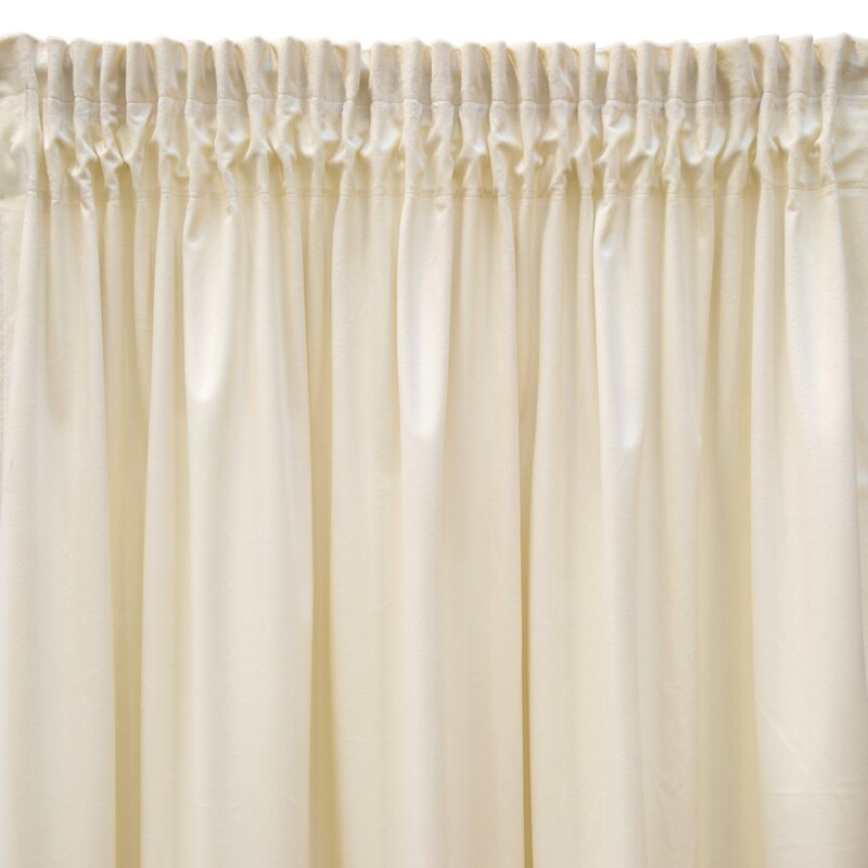 Záves PIERRE CARDIN SIBEL na páske krémový 140x270cm 140x270
