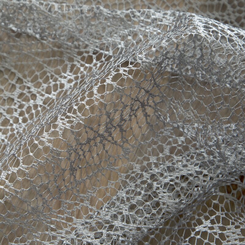 Záclona AMANDA na krúžkoch strieborná 140x250cm 140x250