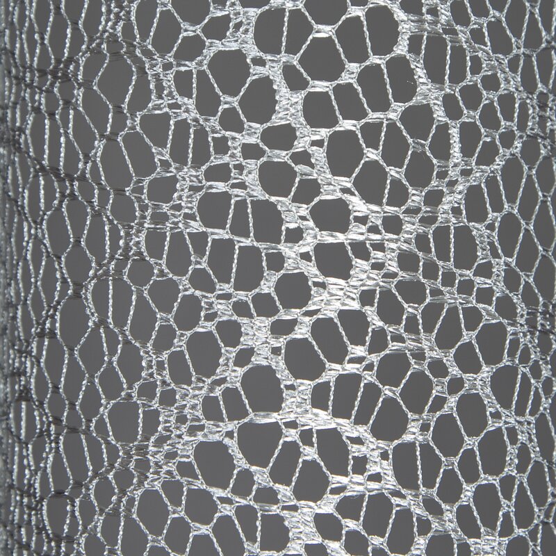 Záclona AMANDA na krúžkoch strieborná 140x250cm 140x250