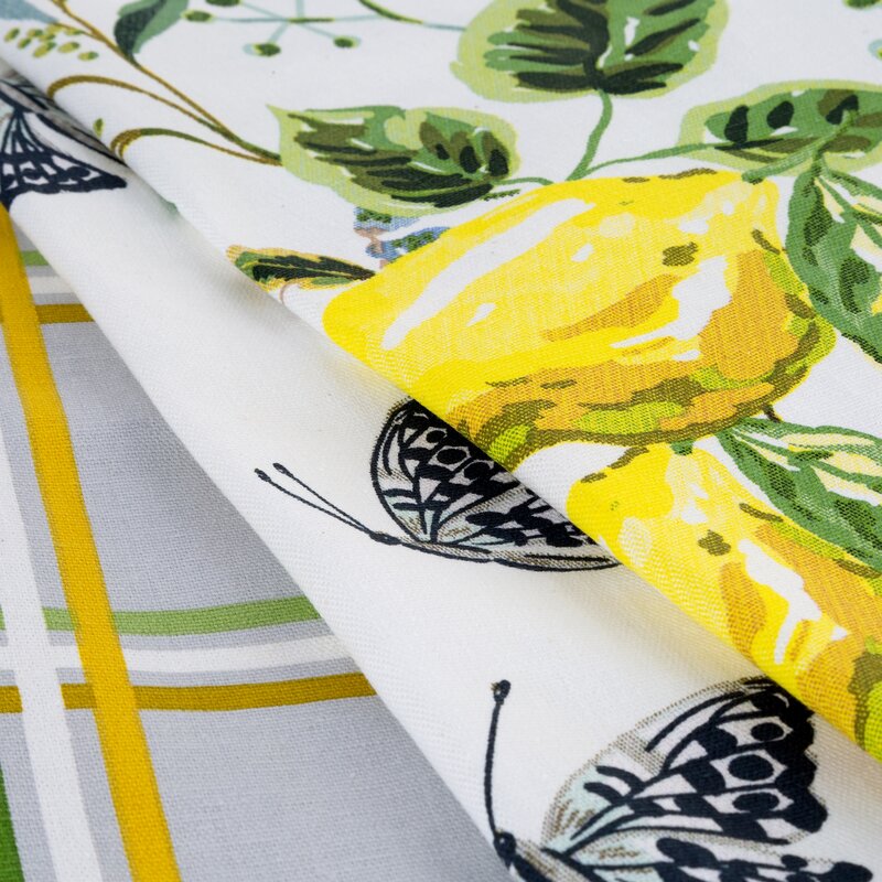 Sada bavlnených kuchynských utierok LEMON 50x75 cm 3ks