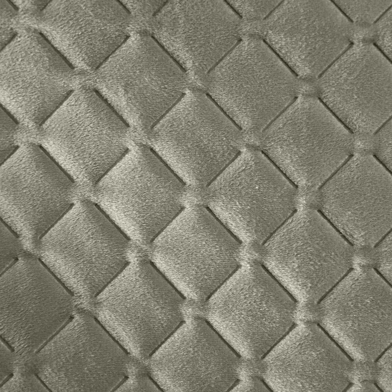 Zamatový prehoz na posteľ DIMON 200x220 cm strieborný 200x220