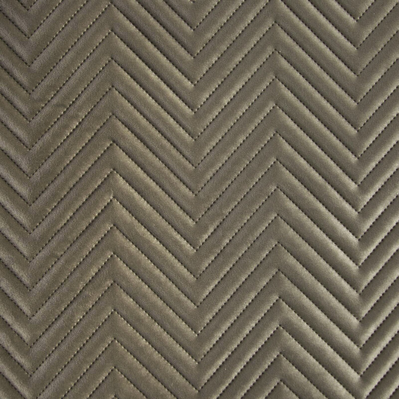 Zamatový prehoz na posteľ SOFIA 220x240 cm hnedý 220x240