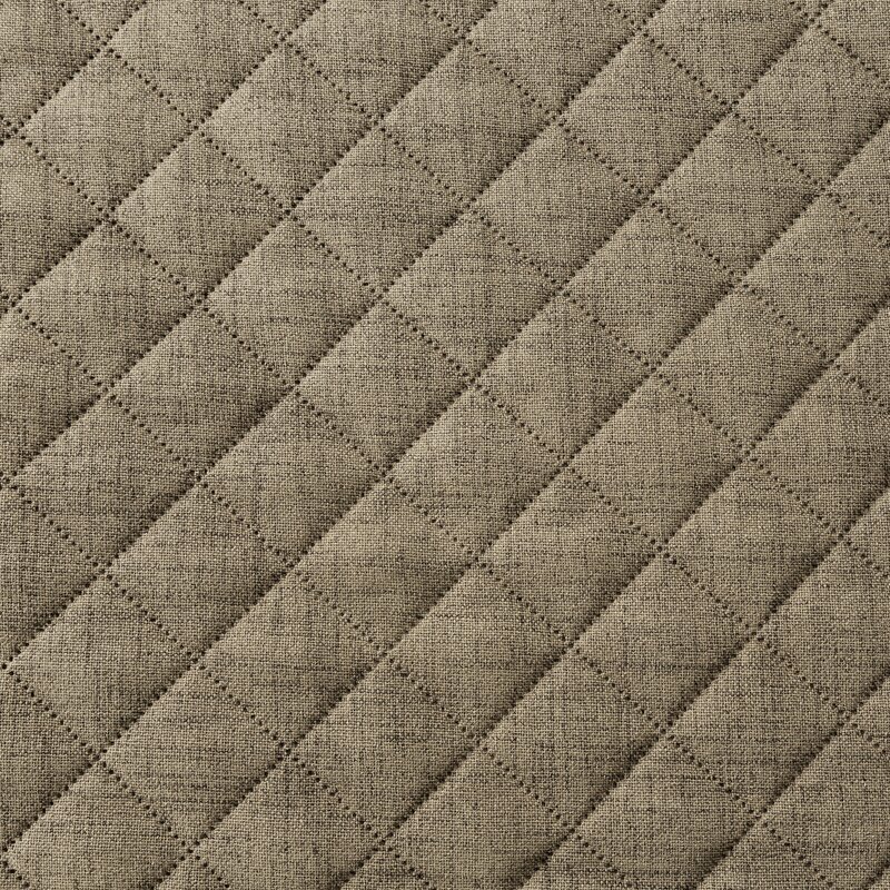 Prehoz na posteľ s ľanovou štruktúrou LEN1 170x210 cm tmavobéžový 170x210