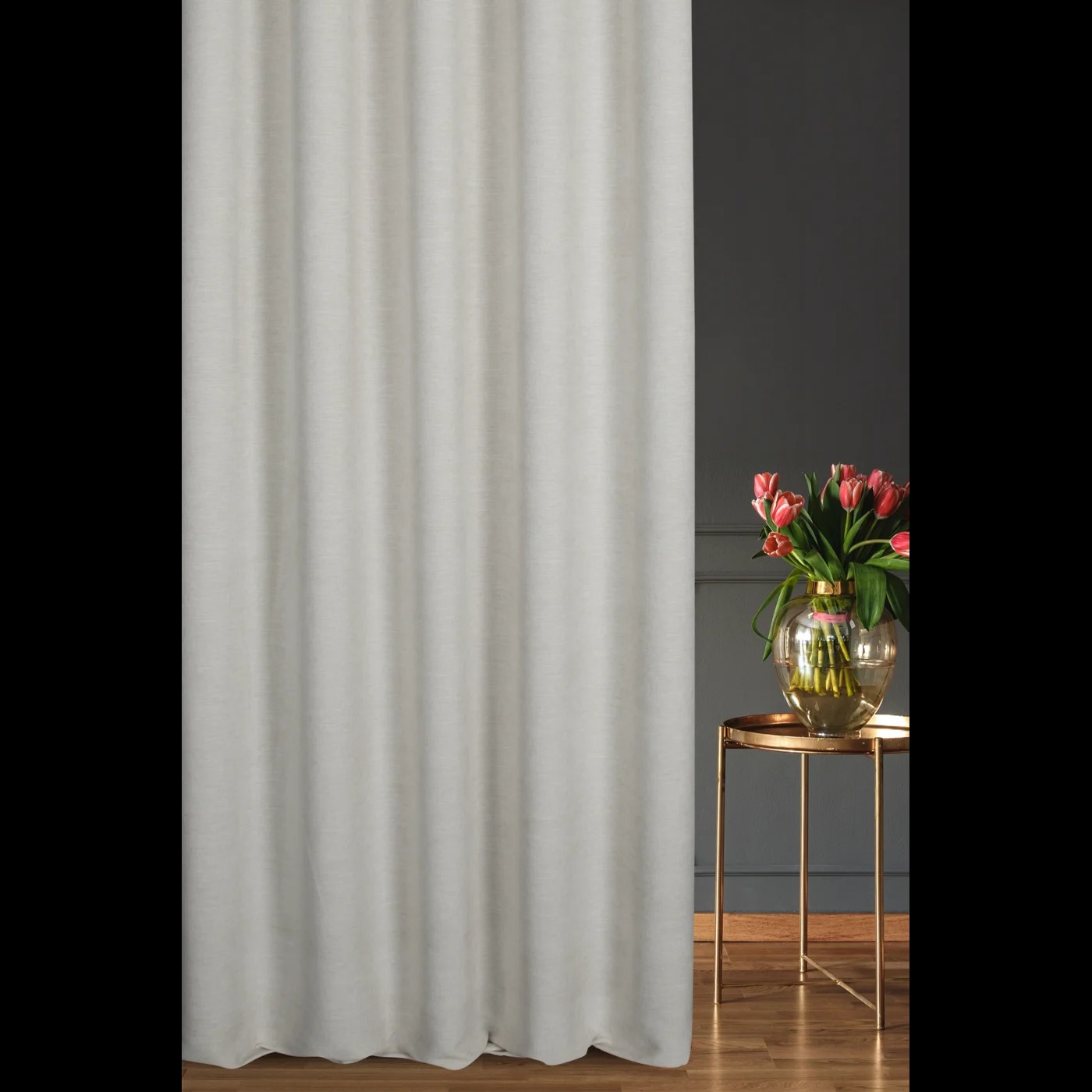Šenilový záves NATALI natural, 300cm 300