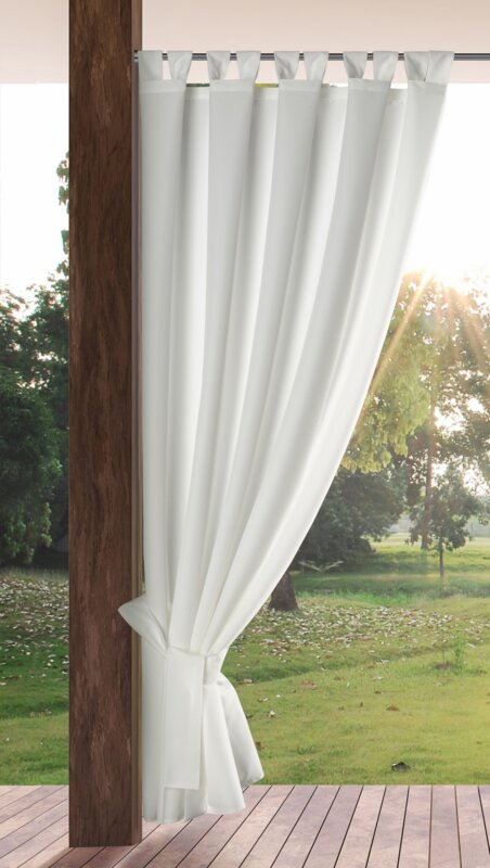 Záves na terasu GARDEN na pútkach 155x240 cm biely 155x240