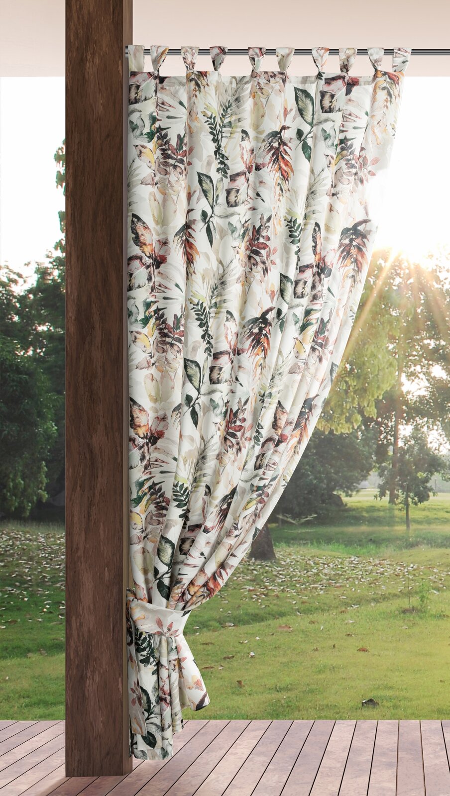 Záves na terasu GARDEN2 na pútkach 155x240 cm nature 155x240