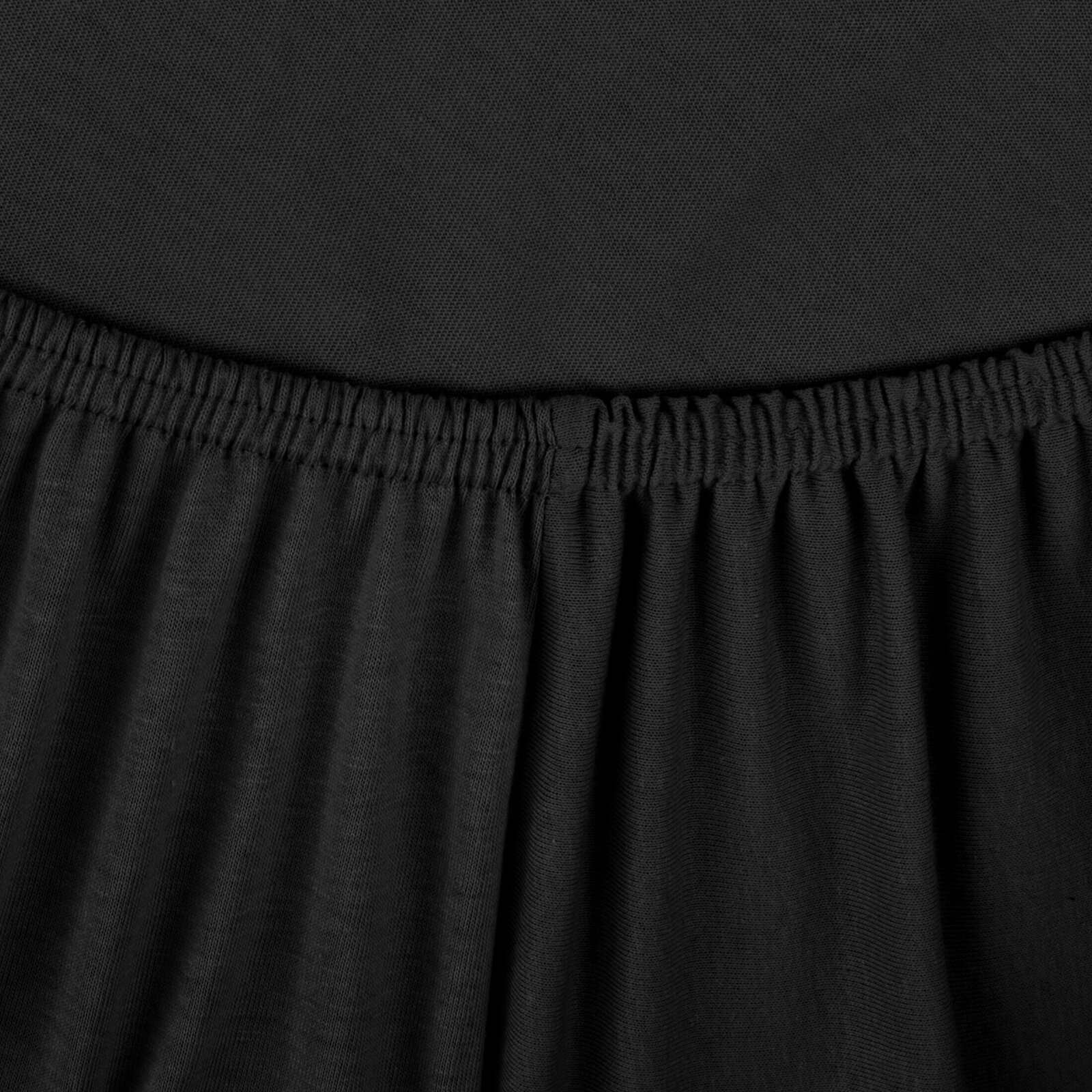 Napínacia plachta JERSEY3 140x200 cm čierna 140x200