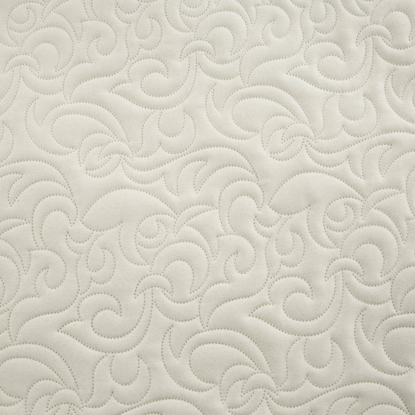 Prehoz na posteľ s ľanovou štruktúrou LEN4 200x220 cm krémový 200x220