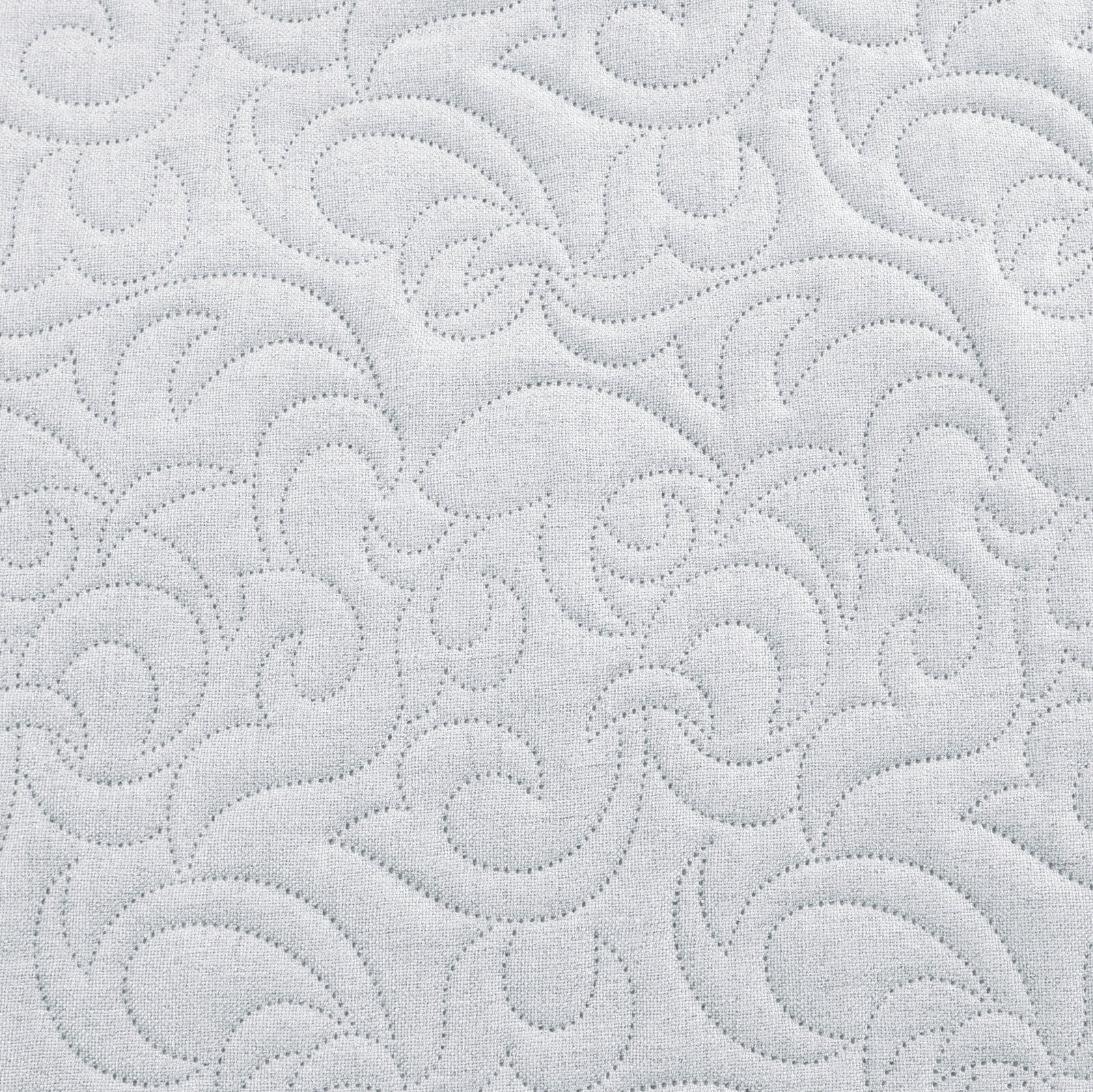Prehoz na posteľ s ľanovou štruktúrou LEN4 200x220 cm strieborný