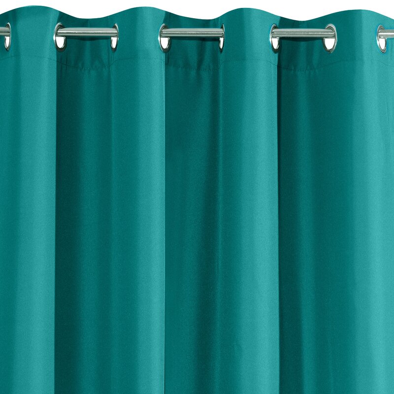Záves RITA na krúžkoch tyrkysový 140x250cm 140x250