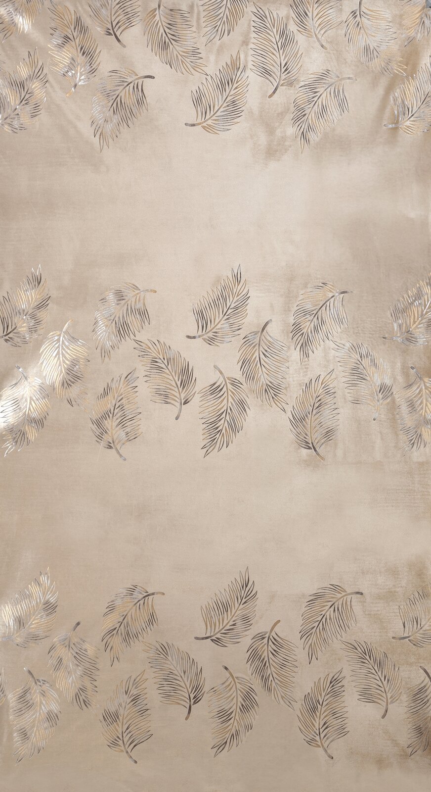Záves IDALIA na krúžkoch 140x250 cm béžový/zlatý 140x250