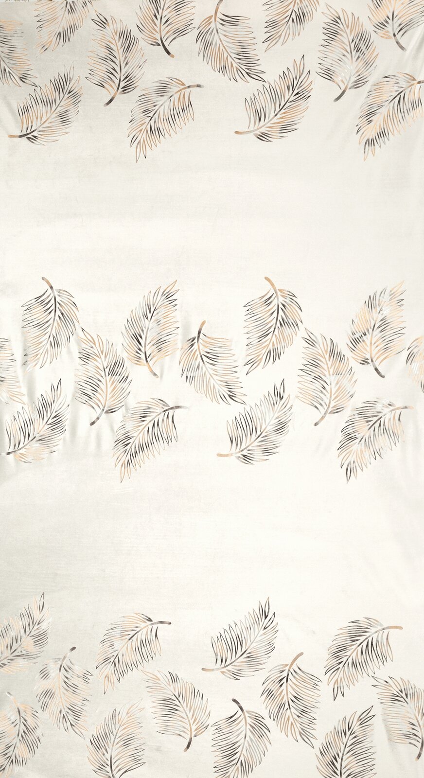 Záves IDALIA na krúžkoch 140x250 cm krémový/zlatý 140x250