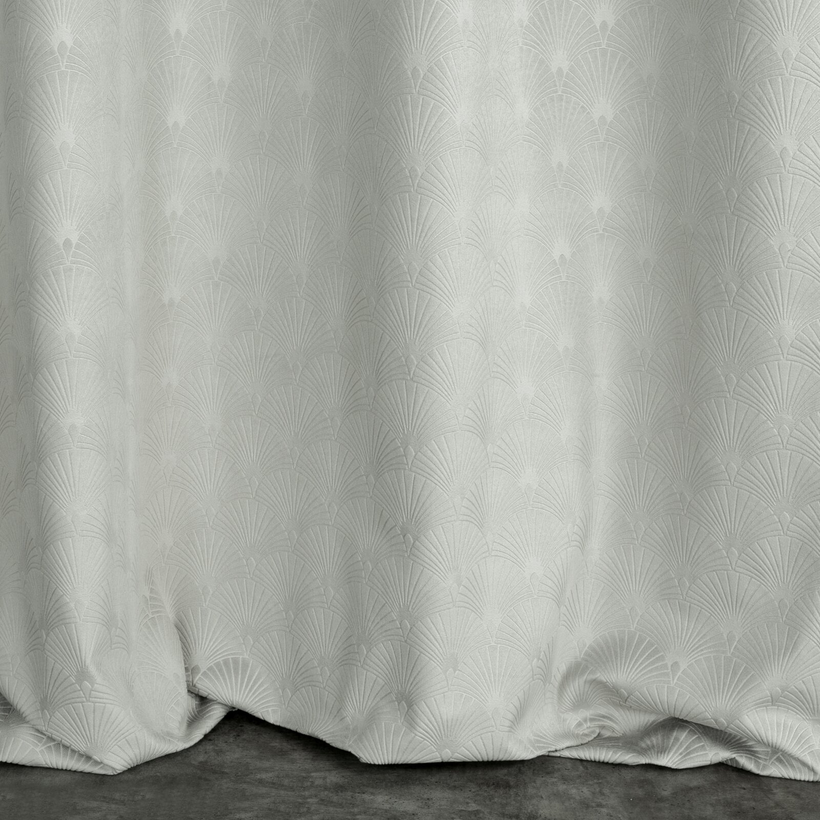 Záves JULIA na krúžkoch 140x250 cm svetlosivý 140x250