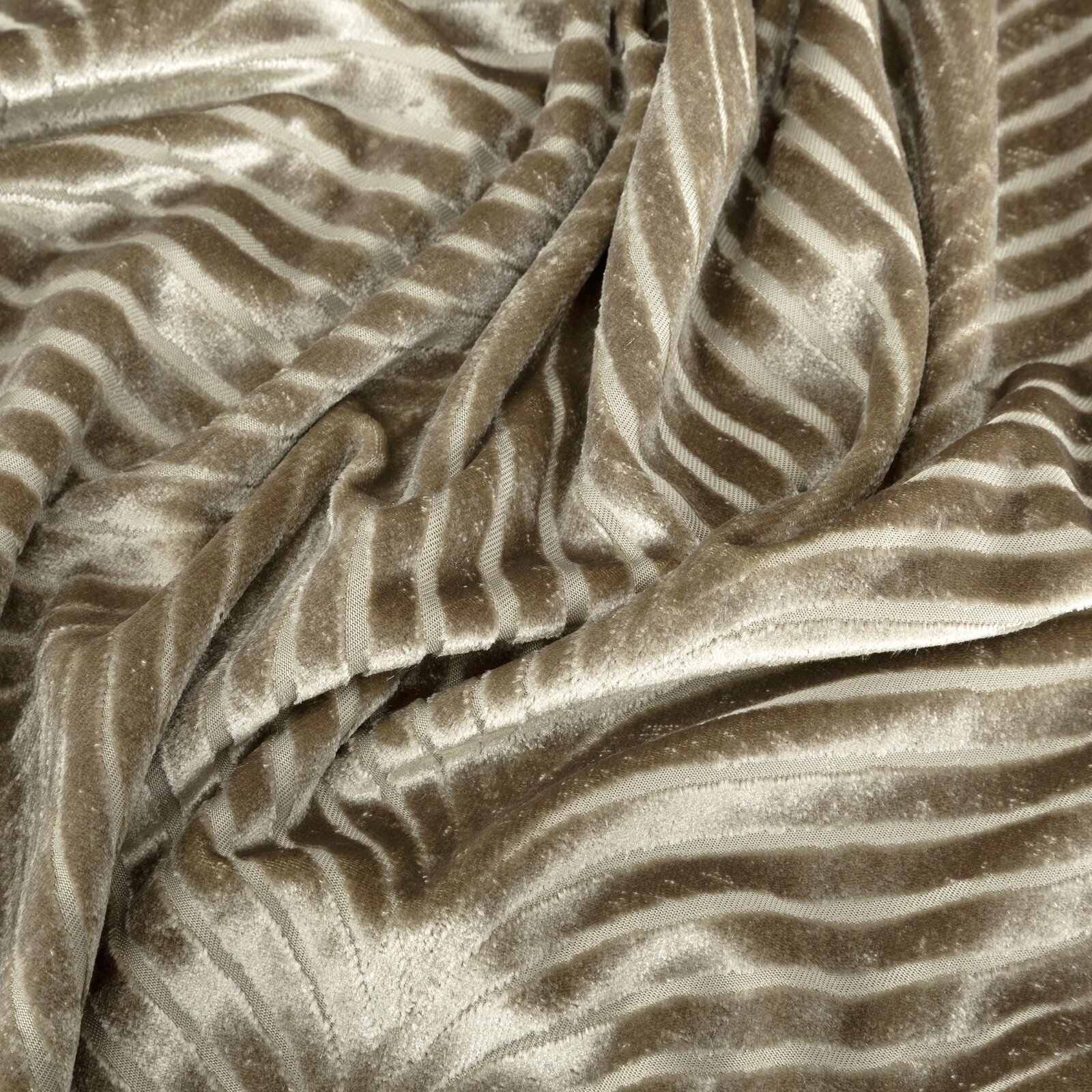 Záves LUSSI na krúžkoch 140x250 cm tmavobéžový 140x250