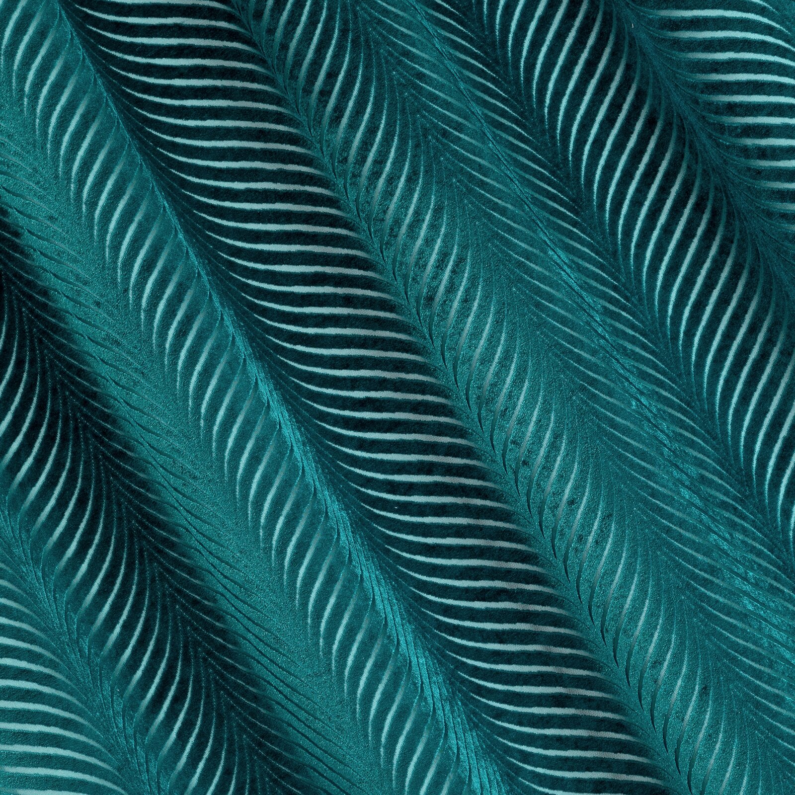 Záves LUSSI na krúžkoch 140x250 cm tmavotyrkysový 140x250