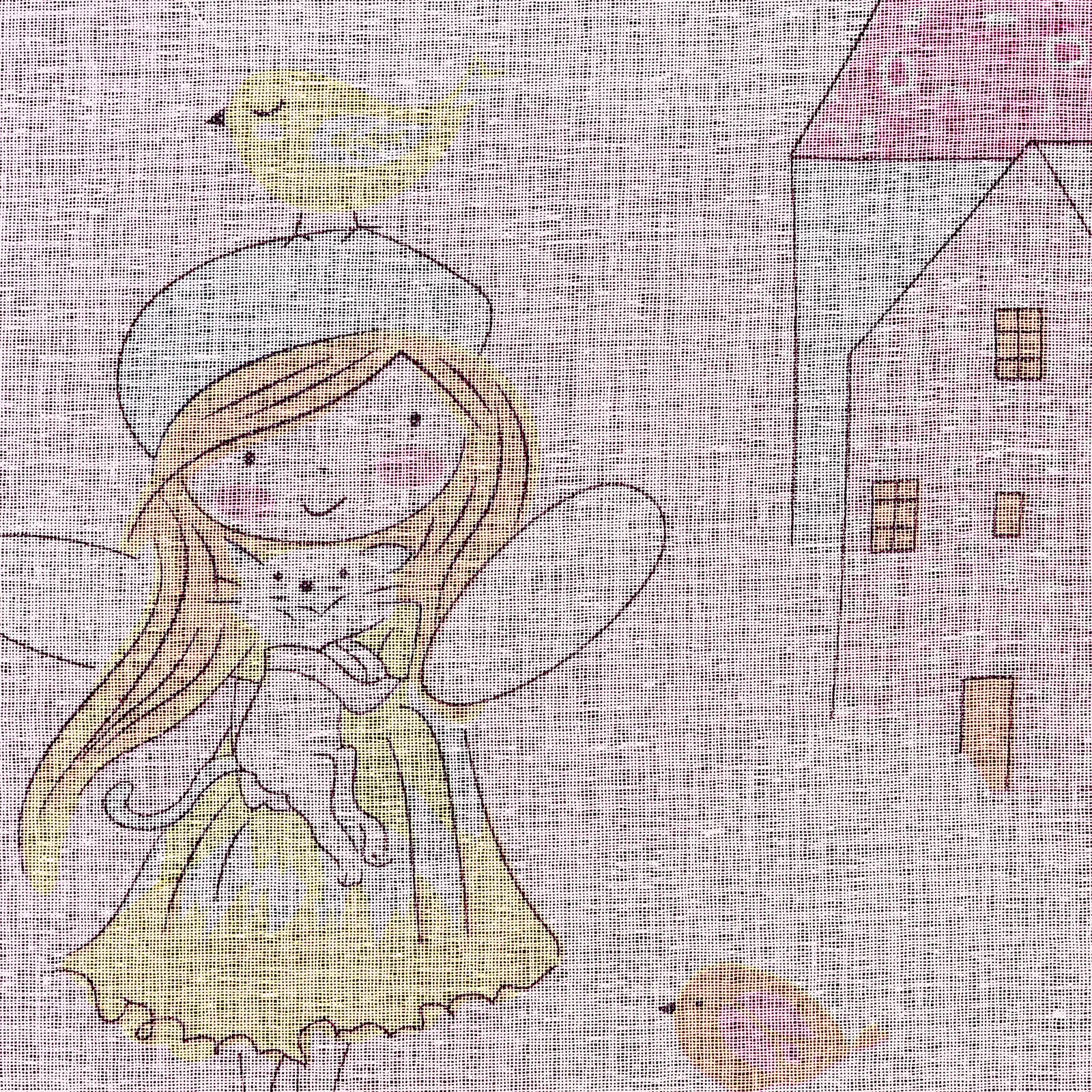 Záves POLLY na krúžkoch 140x250 cm ružový/farebný 140x250
