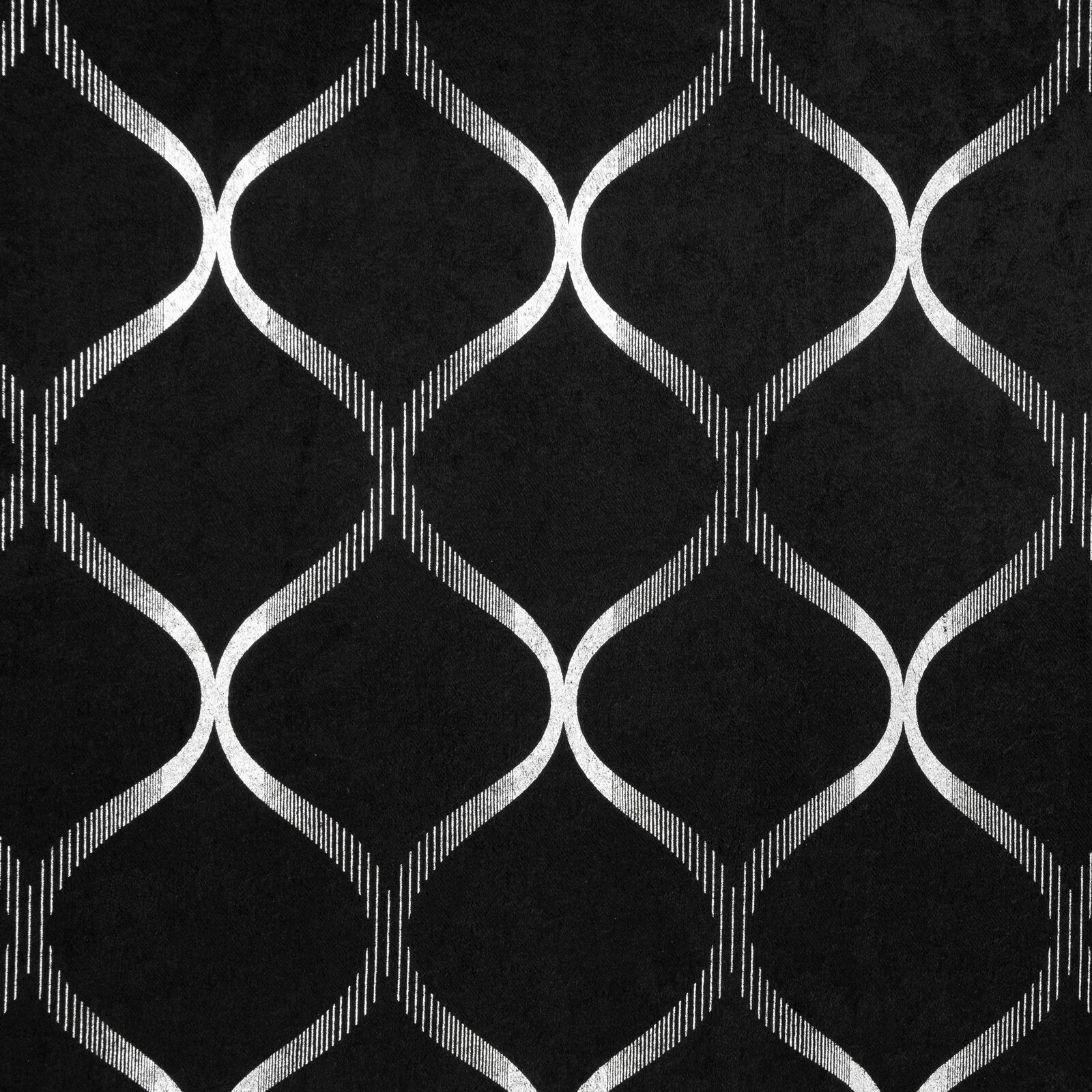 Záves MILI na páske 140x270 cm čierny/strieborný 140x270