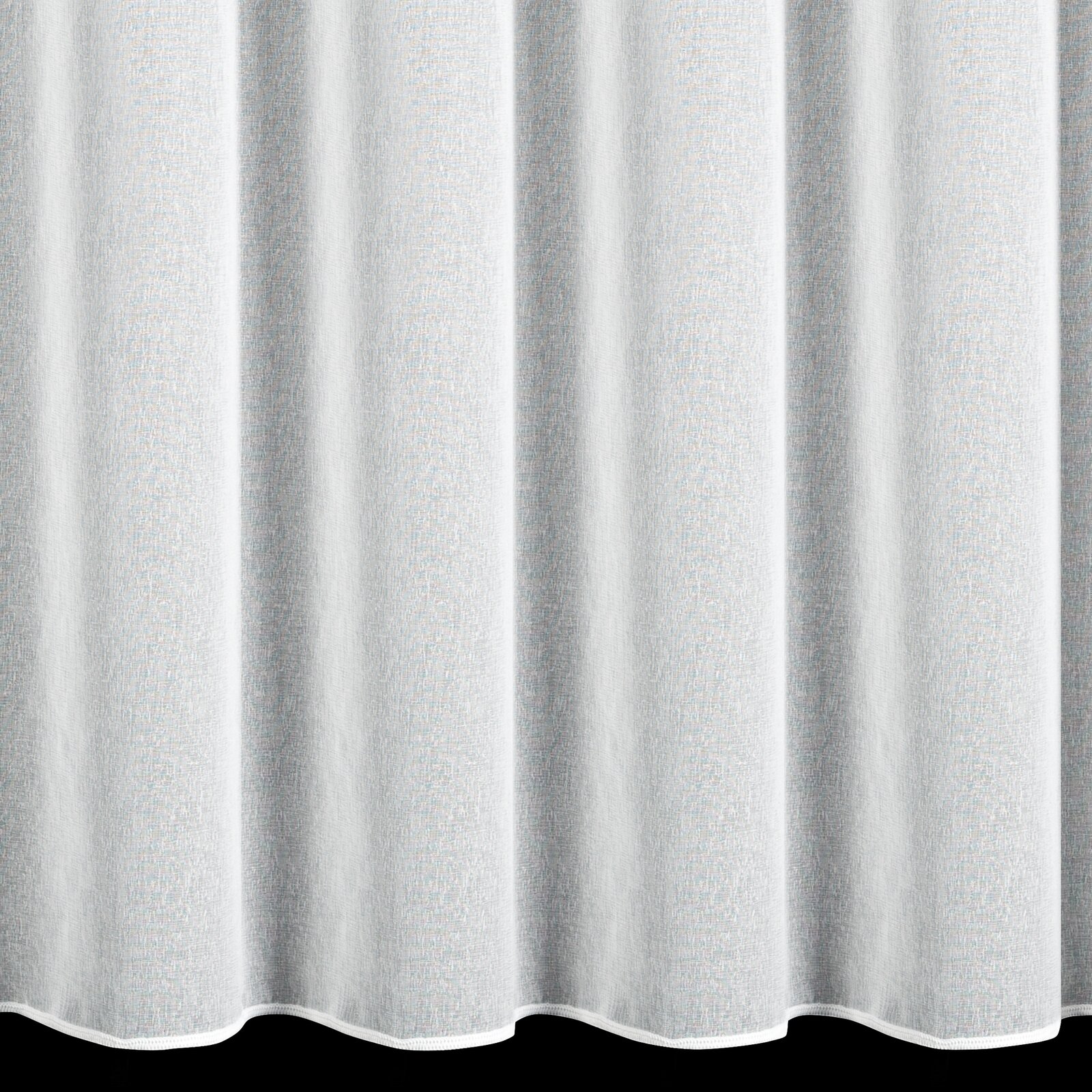 Záclona metráž 2154 biela, 300cm 300
