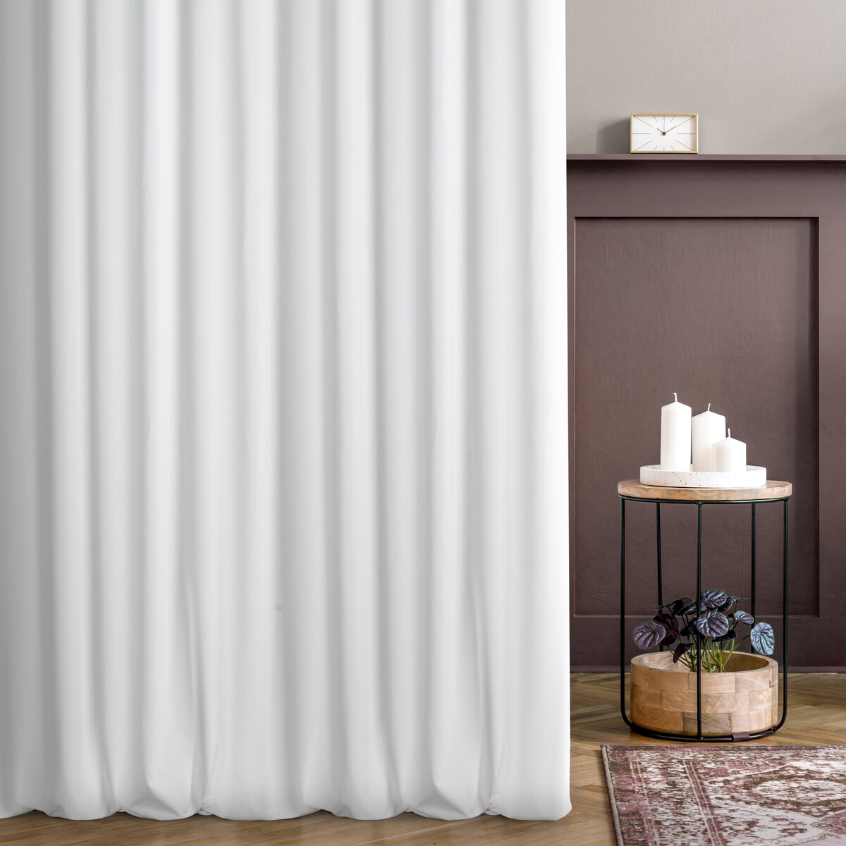 Záves PREMIUM VELVET P277/45 biely, 280cm 280