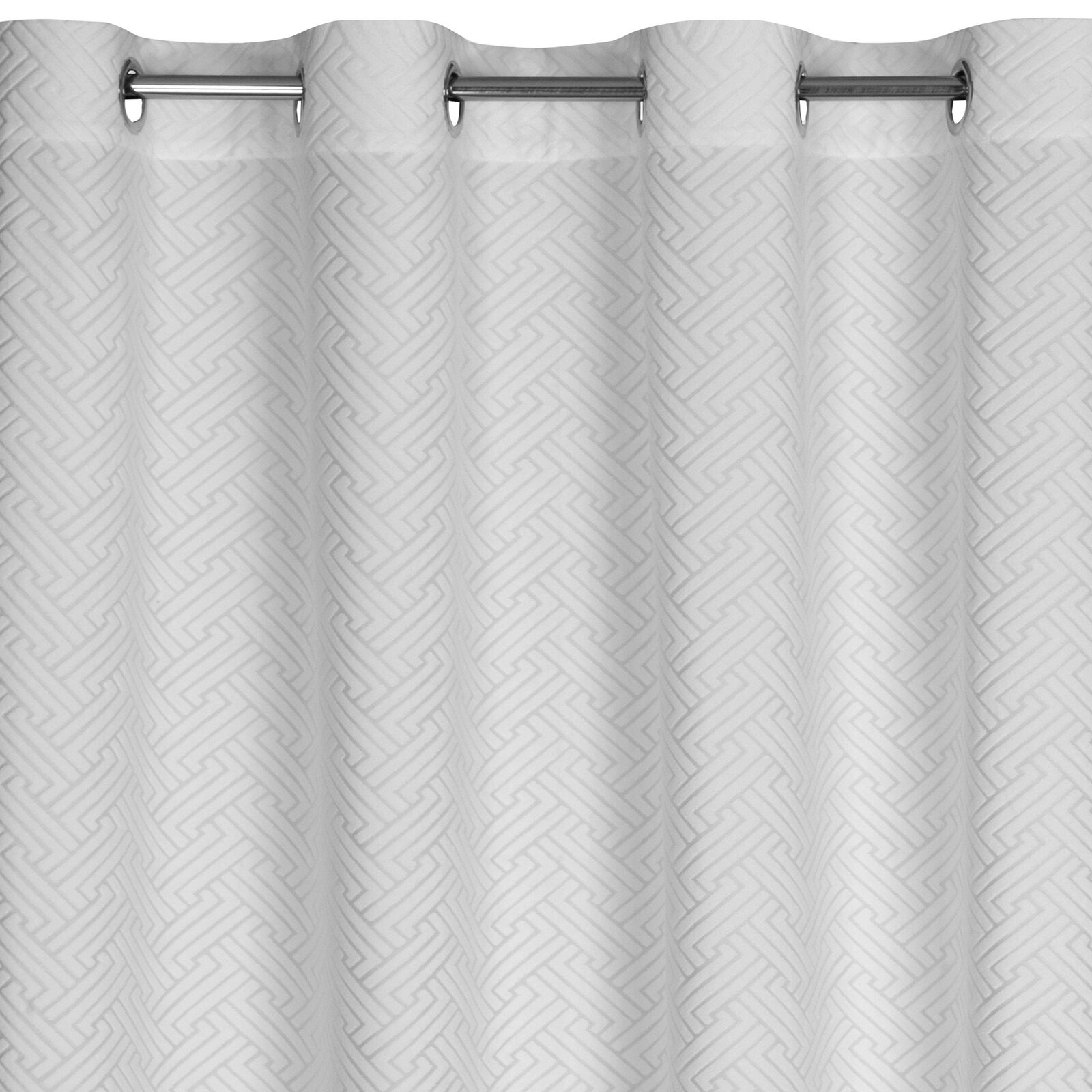 Záves ISLA na krúžkoch 140x250cm biely 140x250