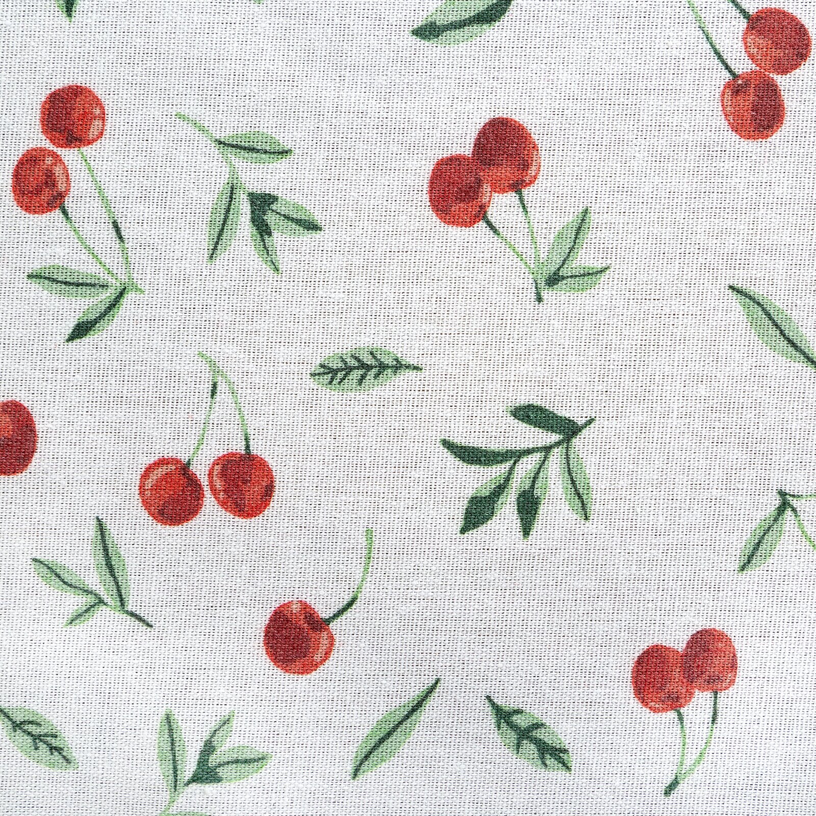 Obrus CHERRY biely/červený 40x140