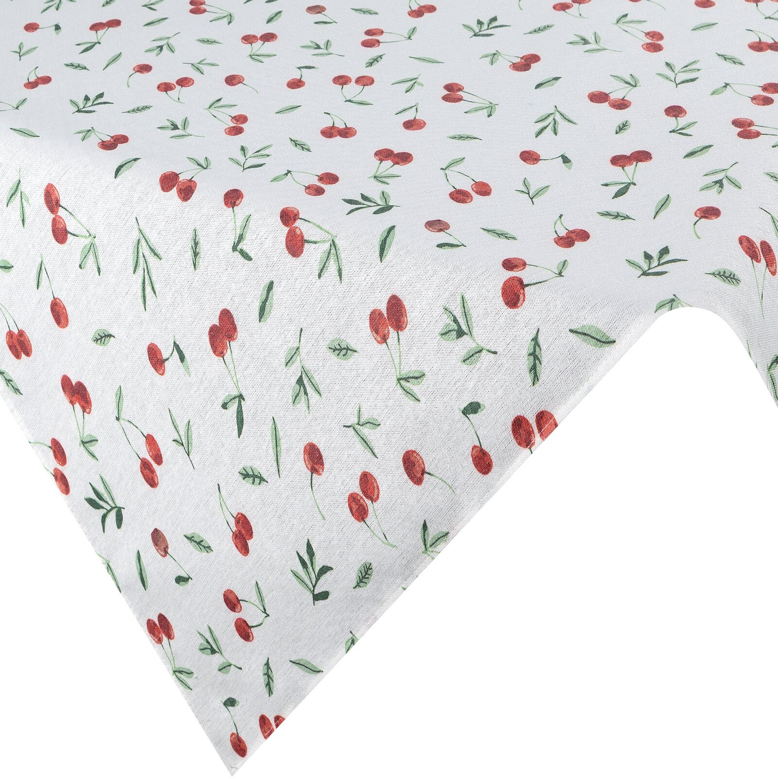 Obrus CHERRY biely/červený 40x140