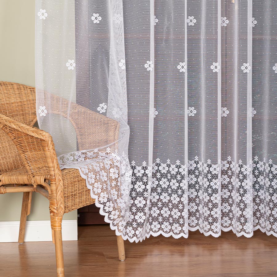 Žakarová záclona metráž 044364/001, 250cm 250