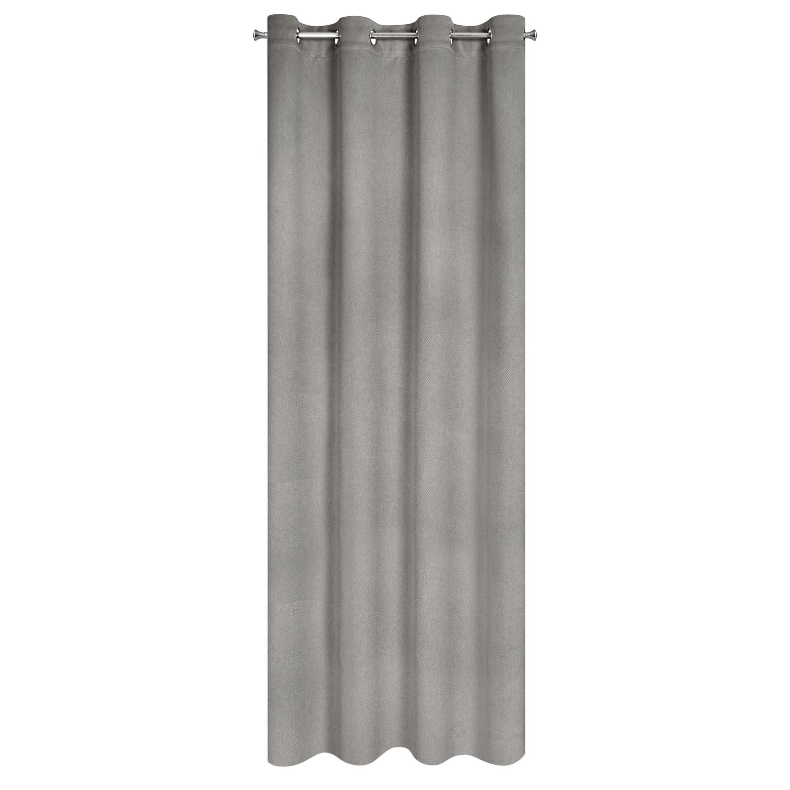 Záves AMARO na krúžkoch 135x250cm popolavý 135x250