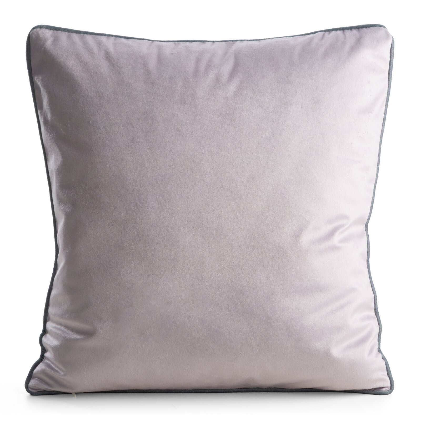 Obliečka na vankúš VELVET 45x45cm biela/sivá 45x45