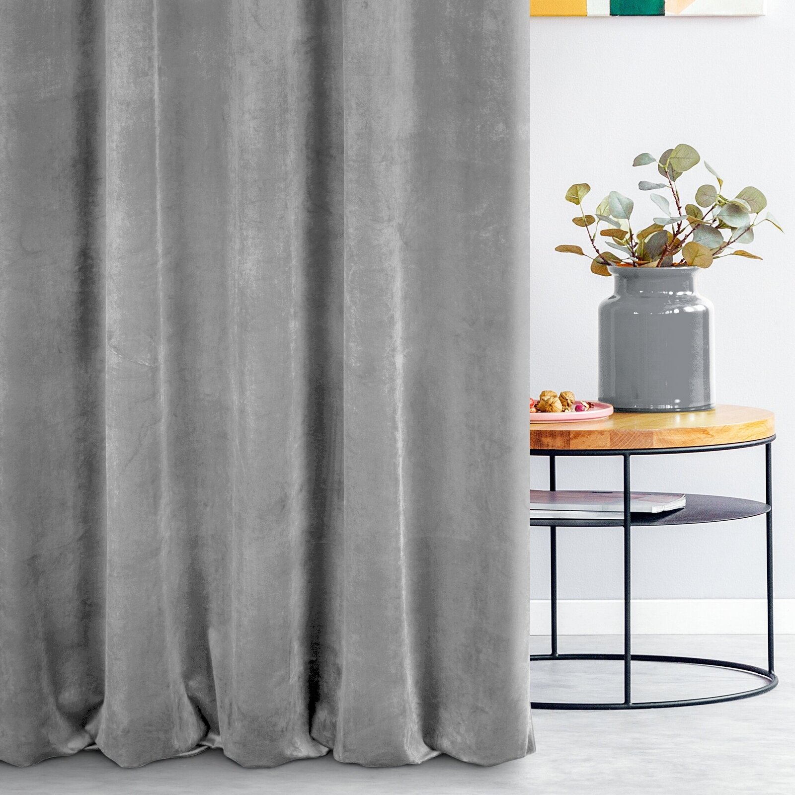 Záves SIBEL strieborný, 300cm 300