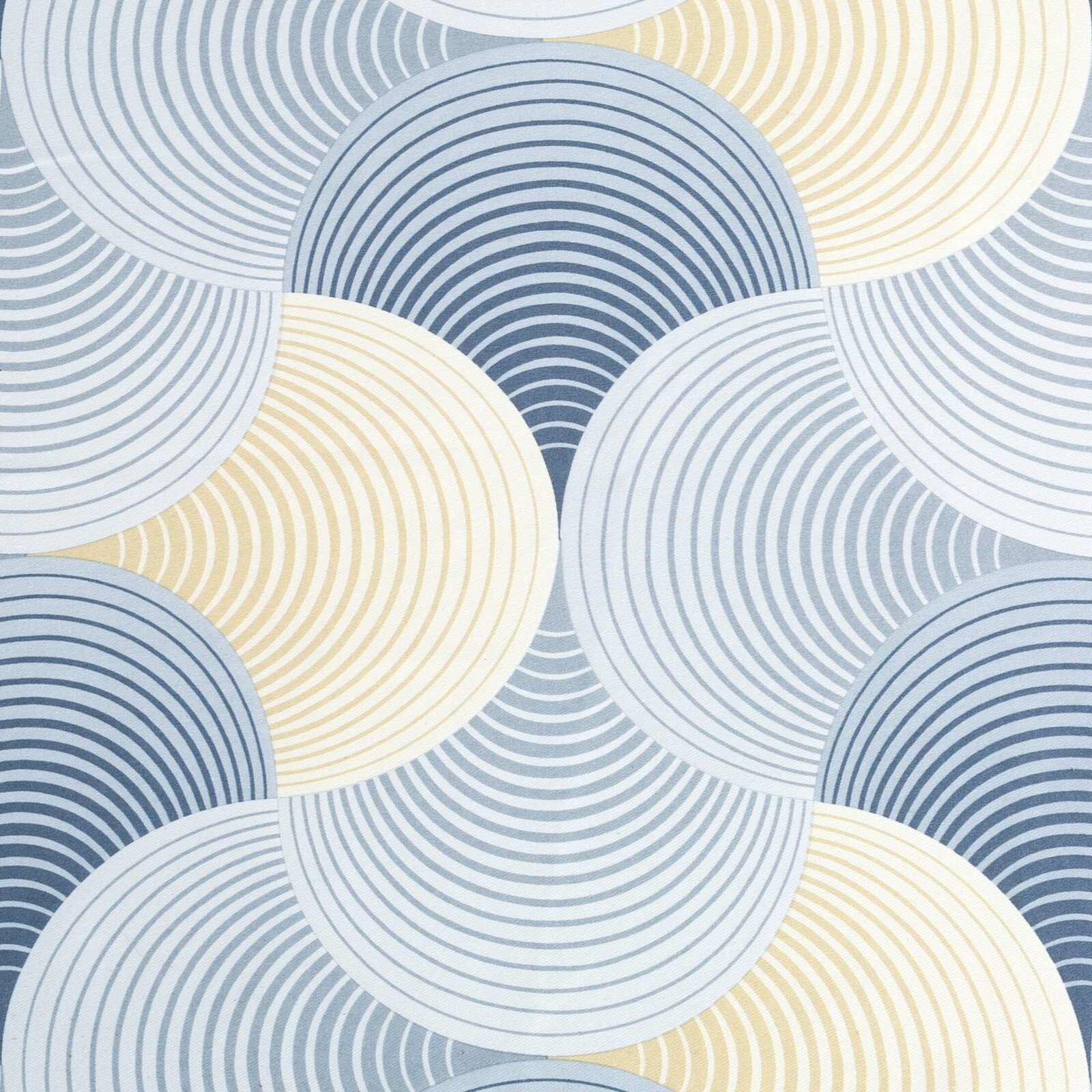 Záves ASETA na krúžkoch 140x250cm sivý/žltý 140x250