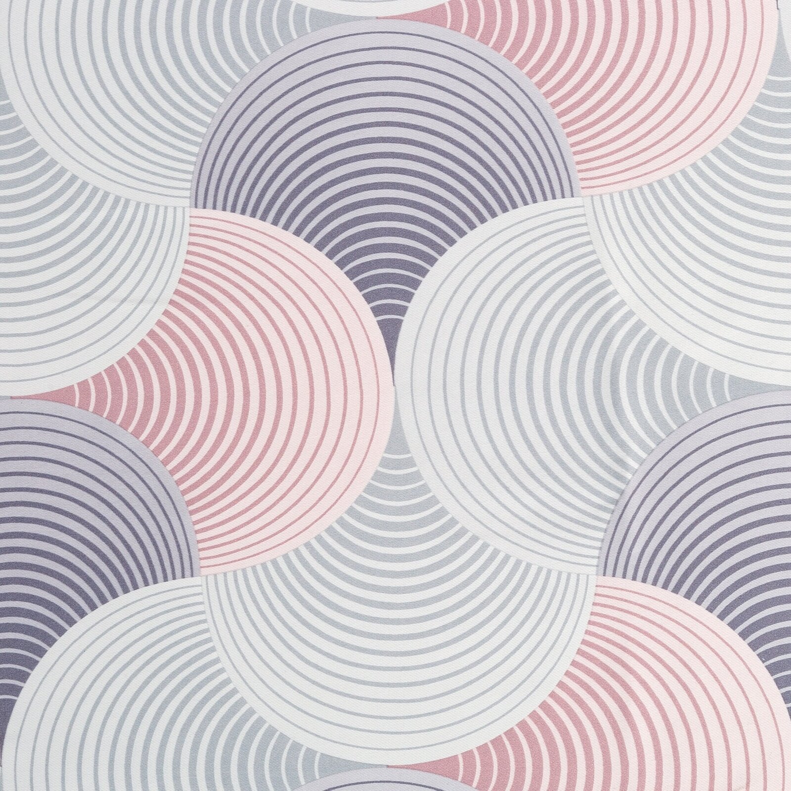 Záves ASETA na krúžkoch 140x250cm sivý/ružový 140x250