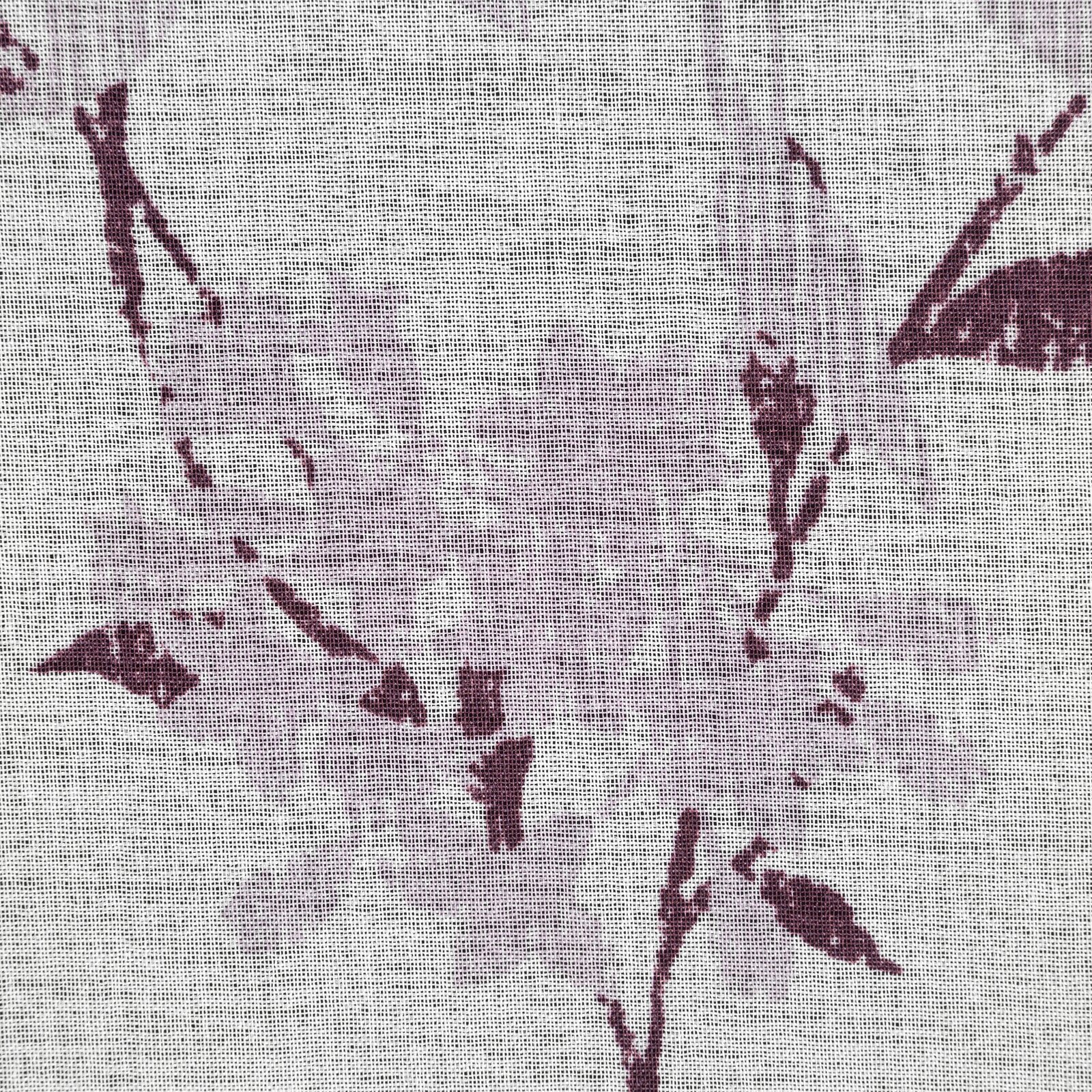 Záclona FIONA na krúžkoch 140x250cm biela/fialová