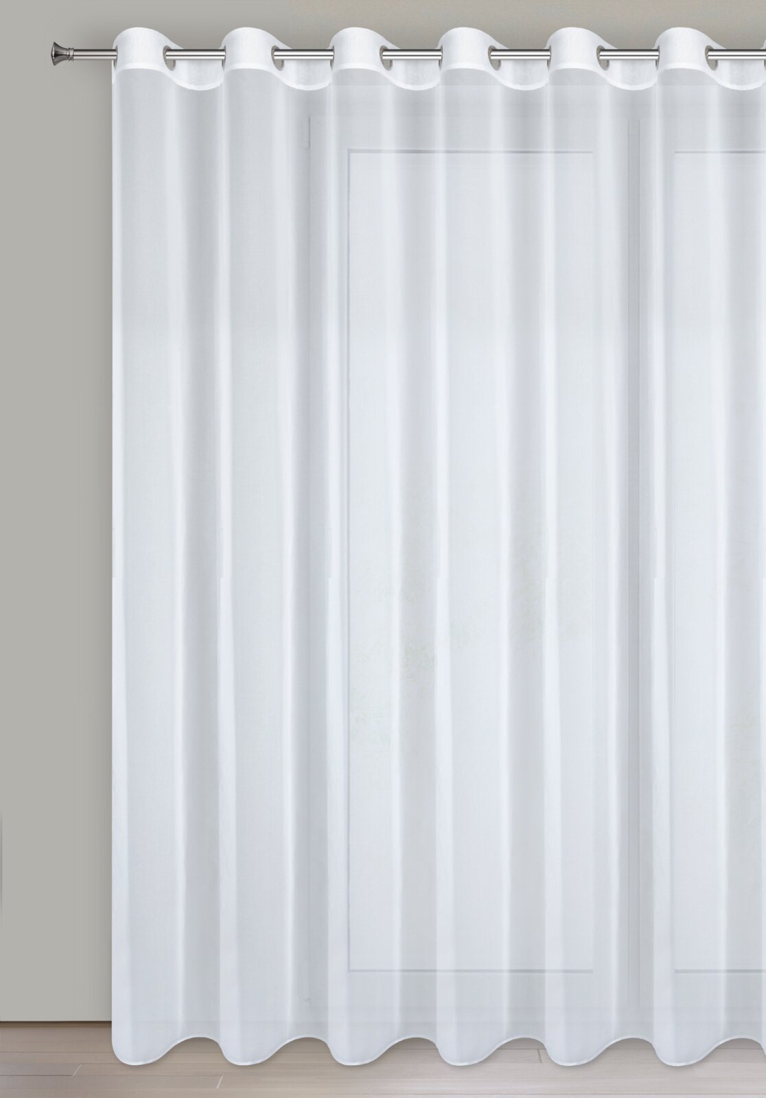 Záclona ARLETA na krúžkoch 350x270cm biela 350x270