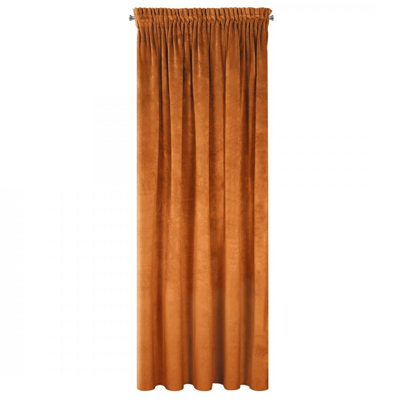 Záves VILLA na páske tehlový 140x270cm 140x270