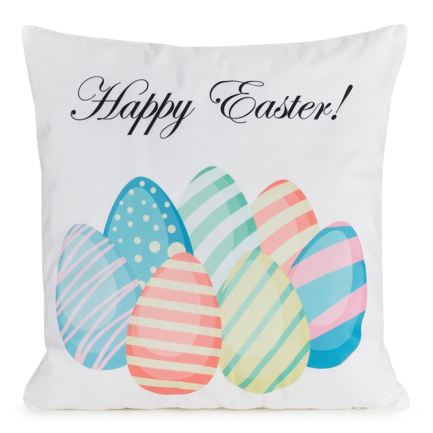 Veľkonočná obliečka na vankúš JAR/3 45x45cm biela/modrá 45x45