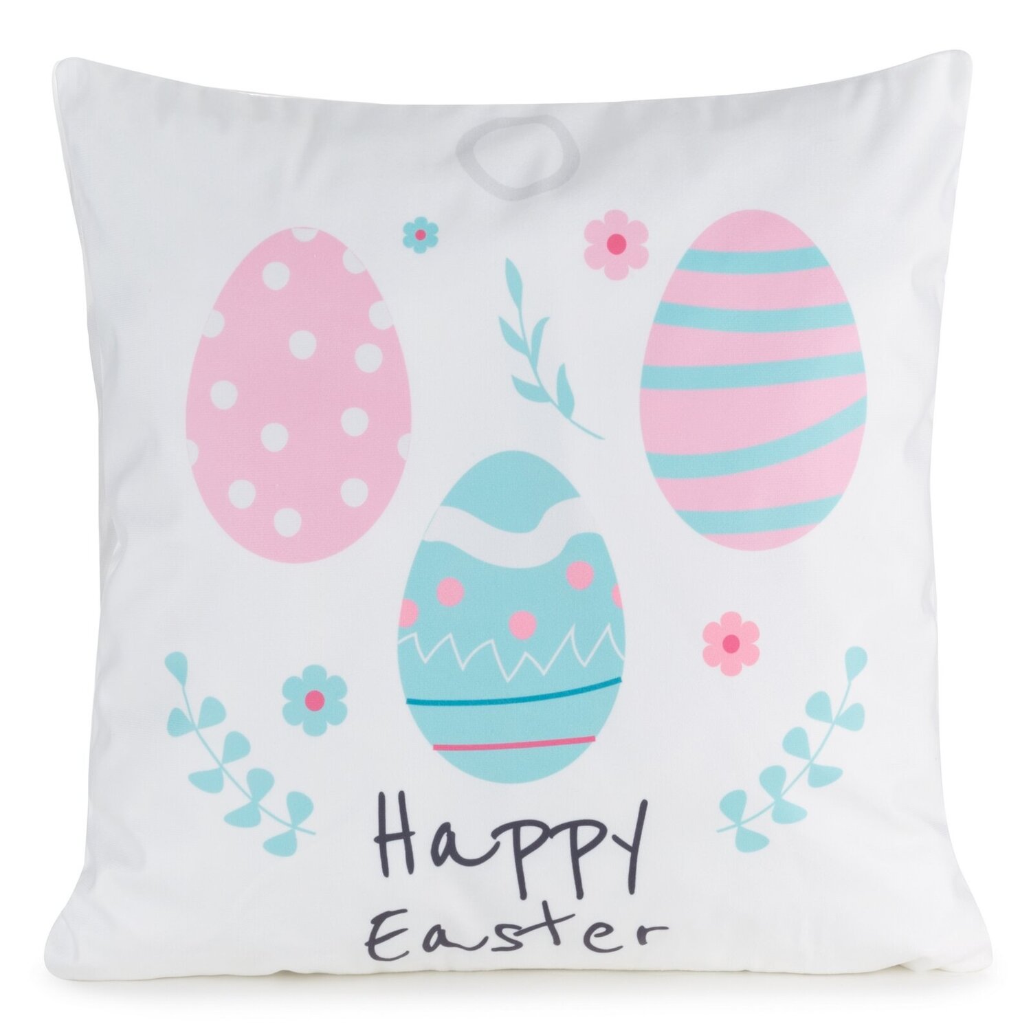 Veľkonočná obliečka na vankúš JAR/8 45x45cm biela/púdrová 45x45