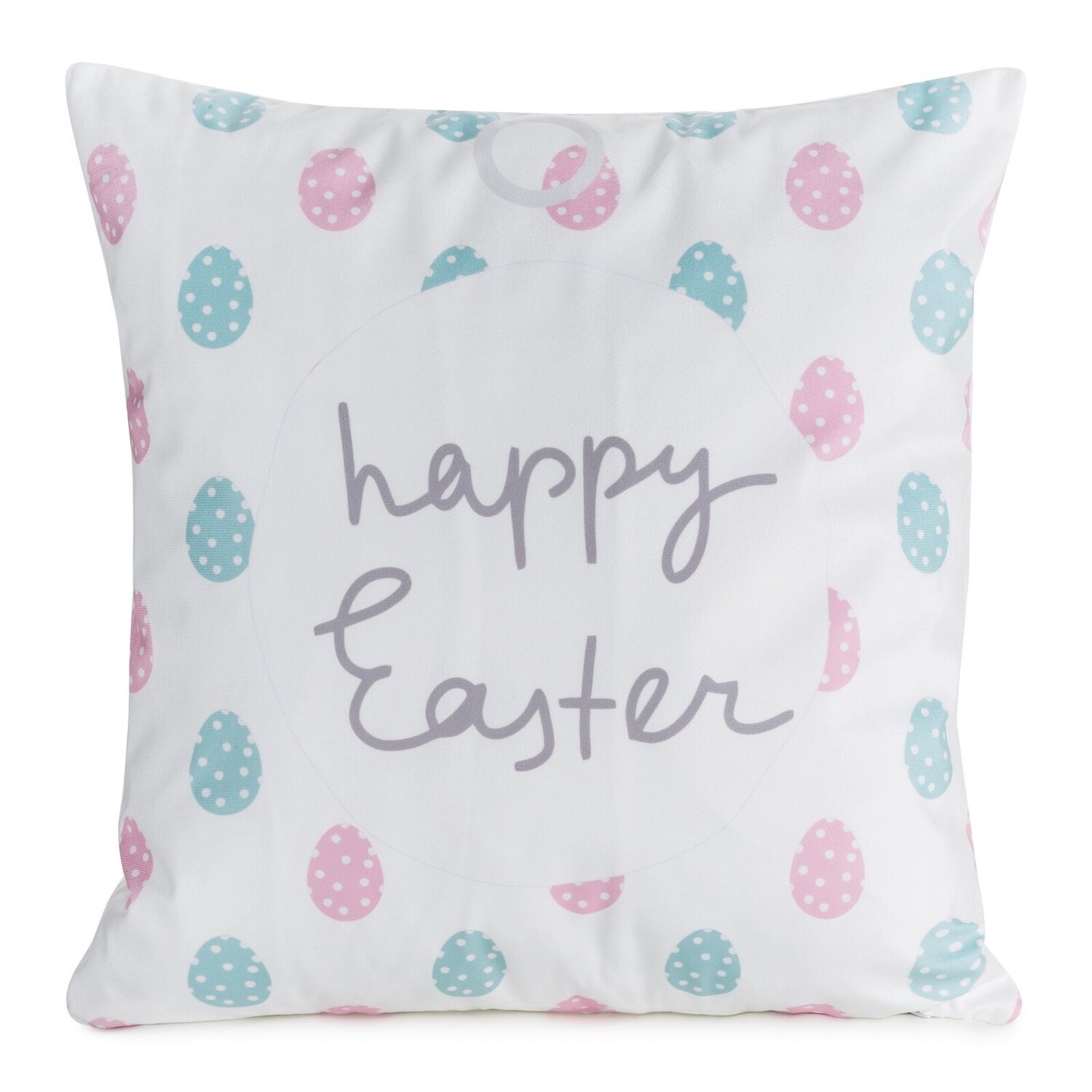 Veľkonočná obliečka na vankúš JAR/9 45x45cm biela/modrá 45x45