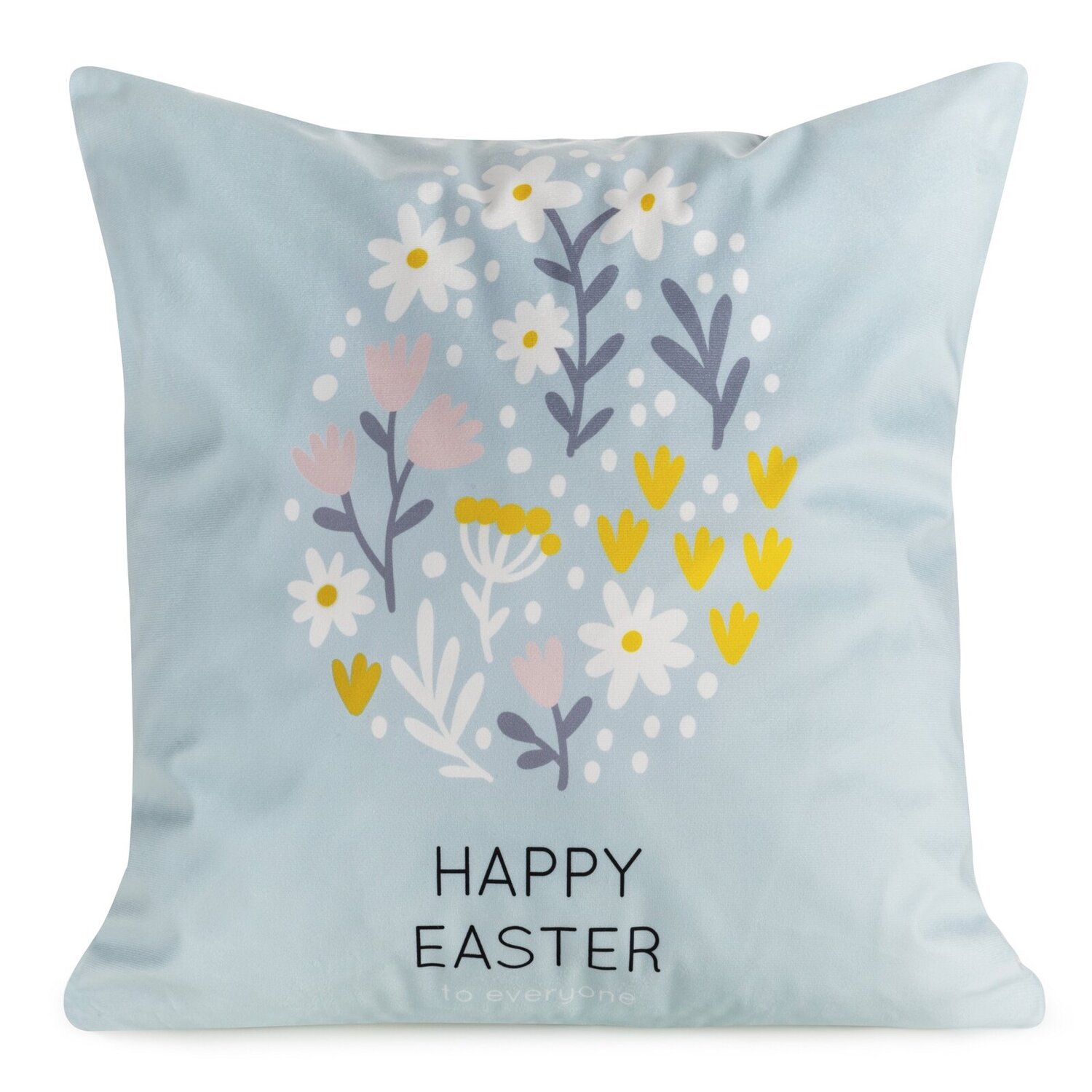 Veľkonočná obliečka na vankúš JAR/11 45x45cm modrá/žltá 45x45