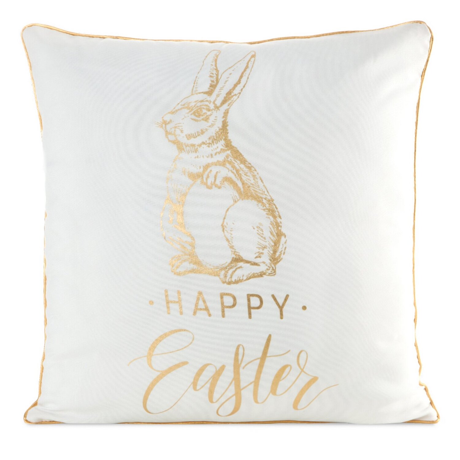 Veľkonočná obliečka na vankúš JAR/43 45x45cm biela/zlatá 45x45