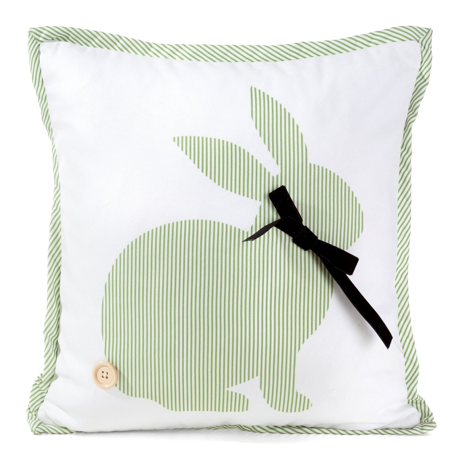 Veľkonočná obliečka na vankúš JAR/137 45x45cm biela/zelená 45x45