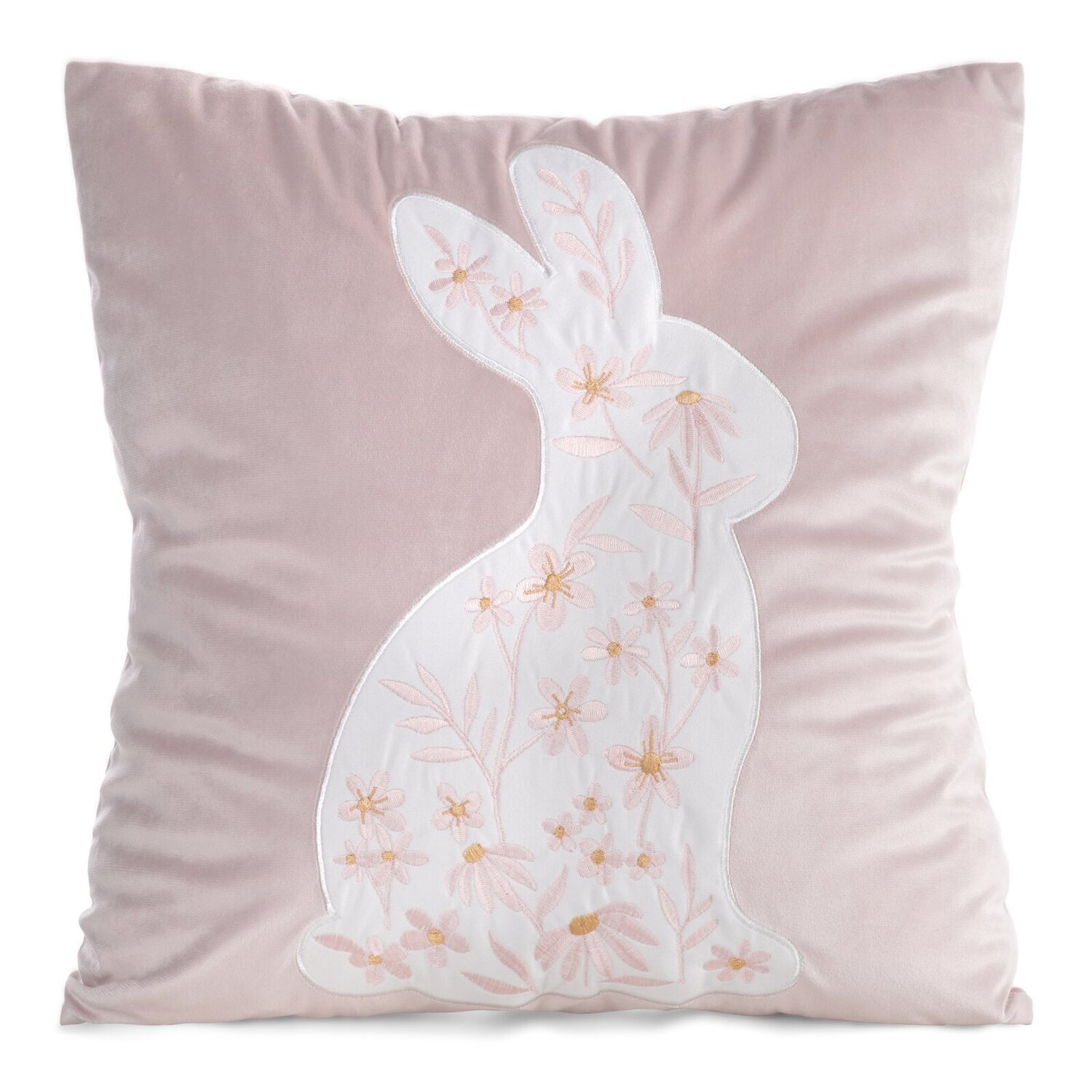 Veľkonočná obliečka na vankúš JAR/132 45x45cm biela/ružová 45x45