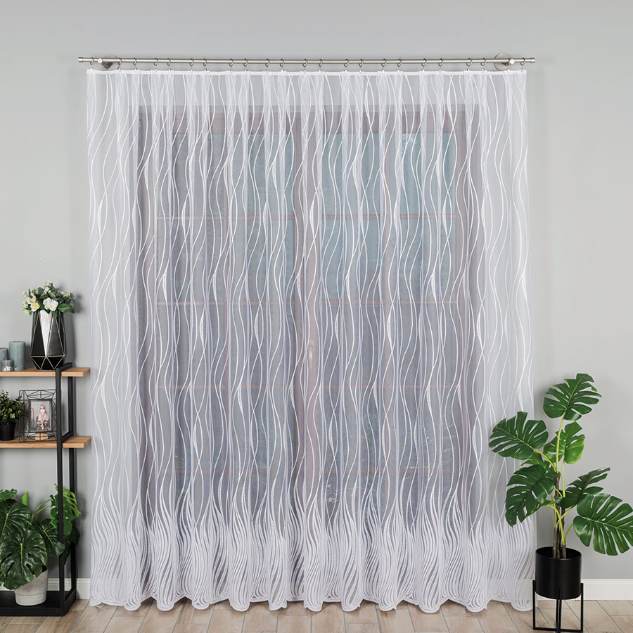 Žakarová záclona metráž 007505/001, 250cm 250