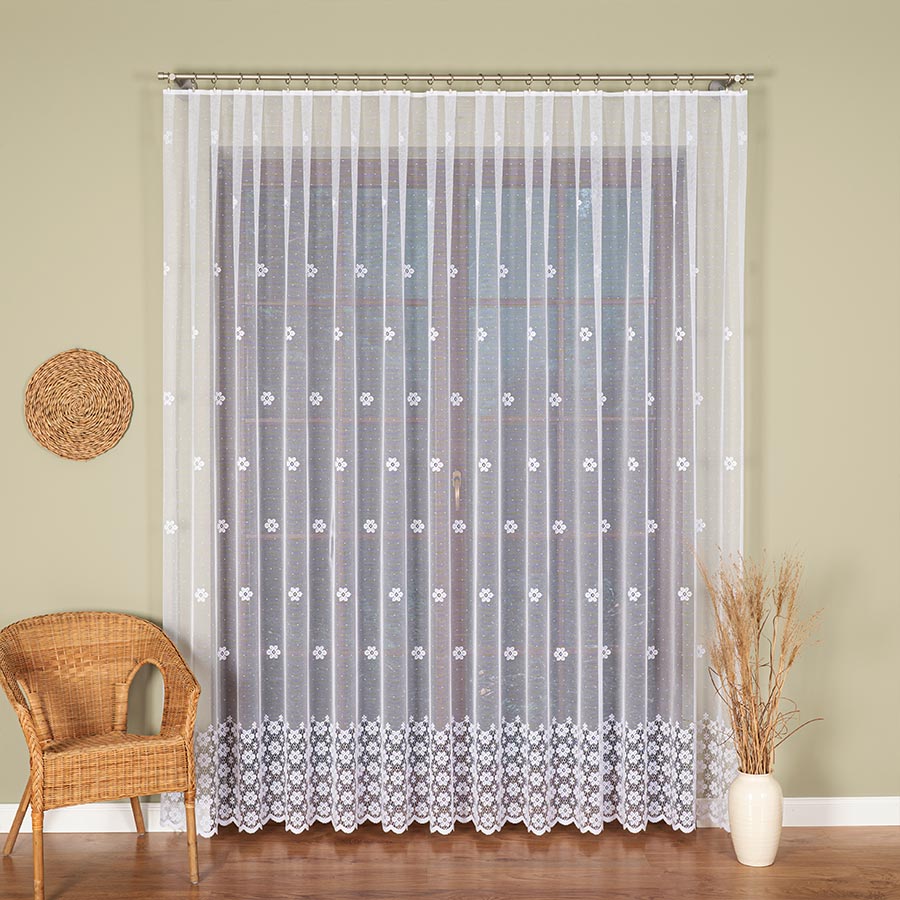 Žakarová záclona metráž 044364/001, 250cm 250