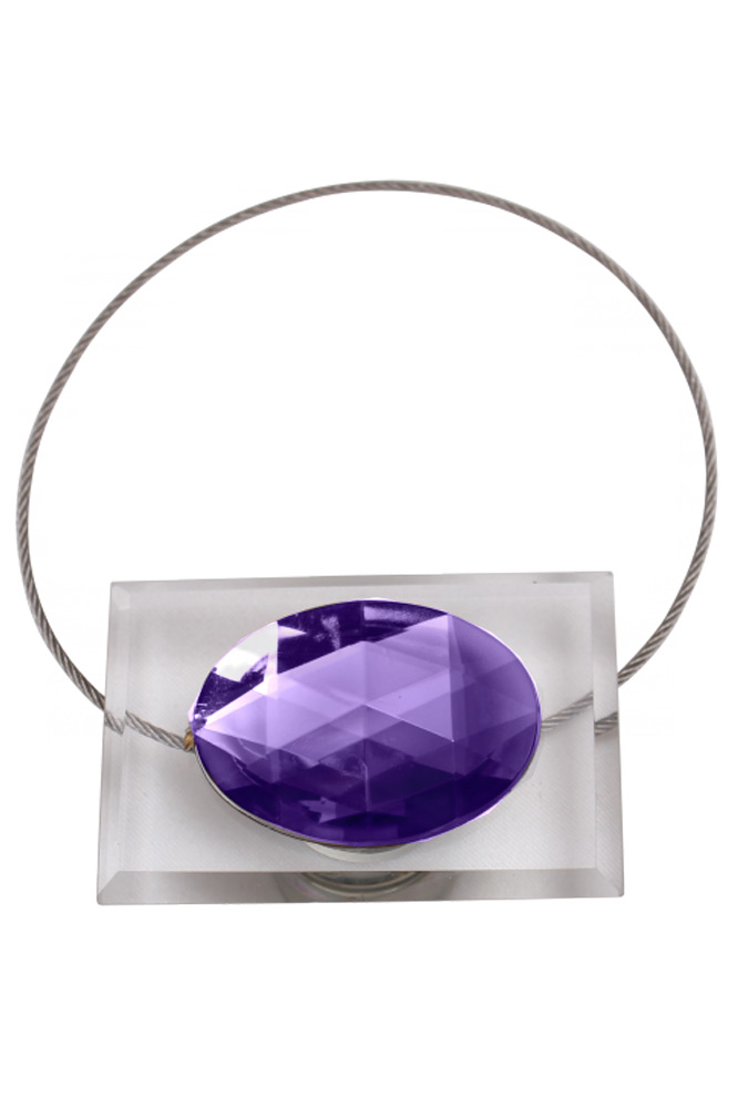 Dekoračný magnet Štvorec Fialový fialová