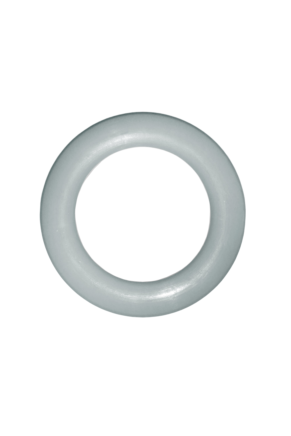 Plastový krúžok na závesy  - sivý sivá